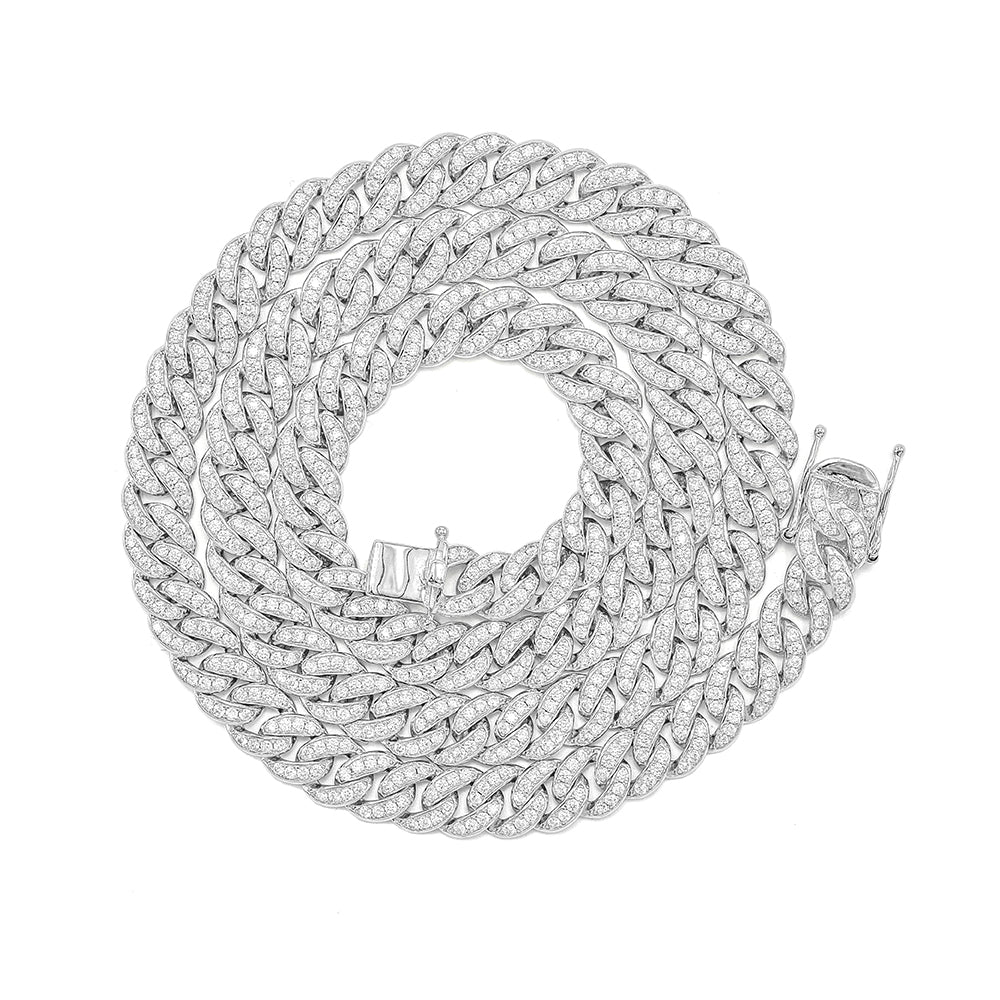Kenzy Mii - 9mm - 925 Sterling Silver Miami Cuban Unisex Bracelets