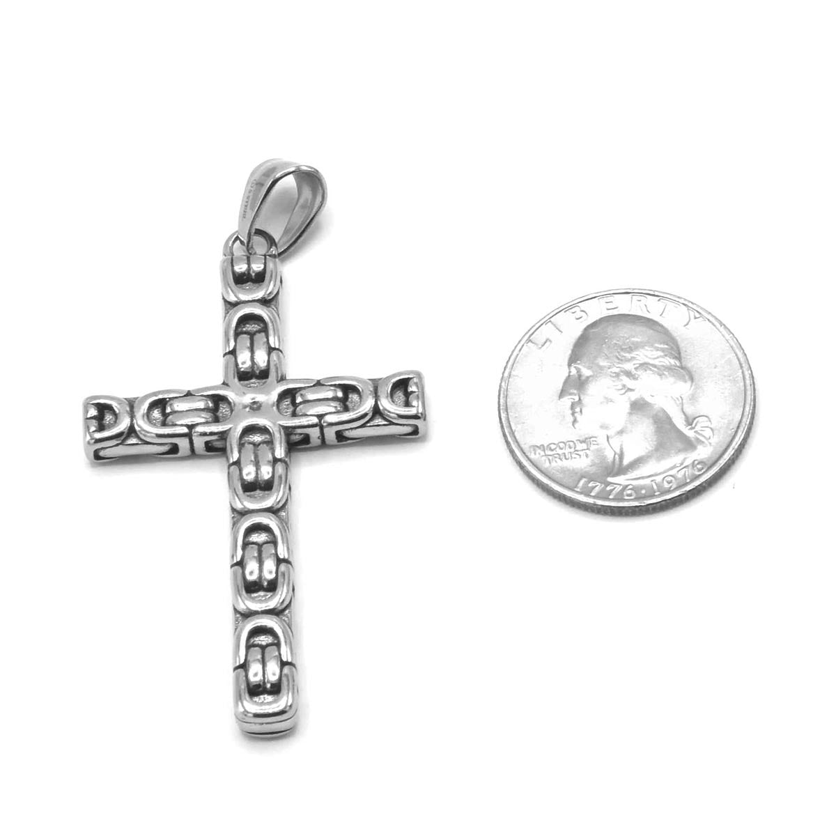 Kenzy Mii- Stainless Steel New Viking Cross Unisex Pendant