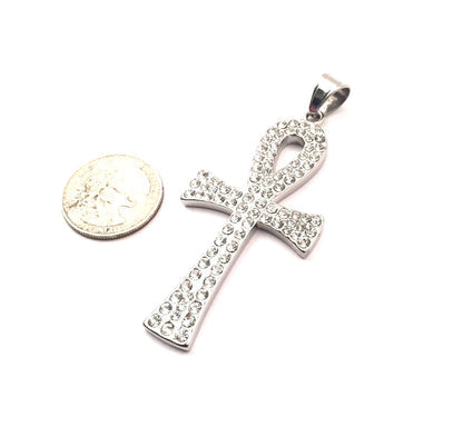 Kenzy Mii- Stainless Steel Ankh Cross Egyptian Unisex Pendant