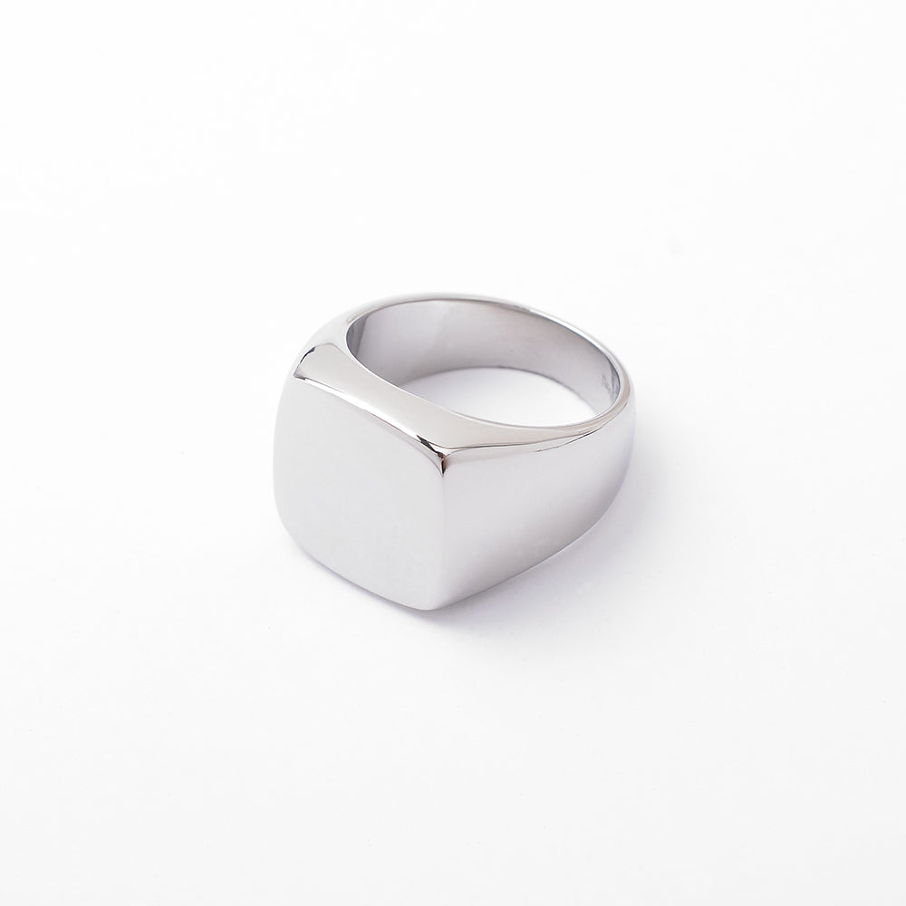 Kenzy Mii- Stainless Steel Sophie Buhai Square Men's Ring
