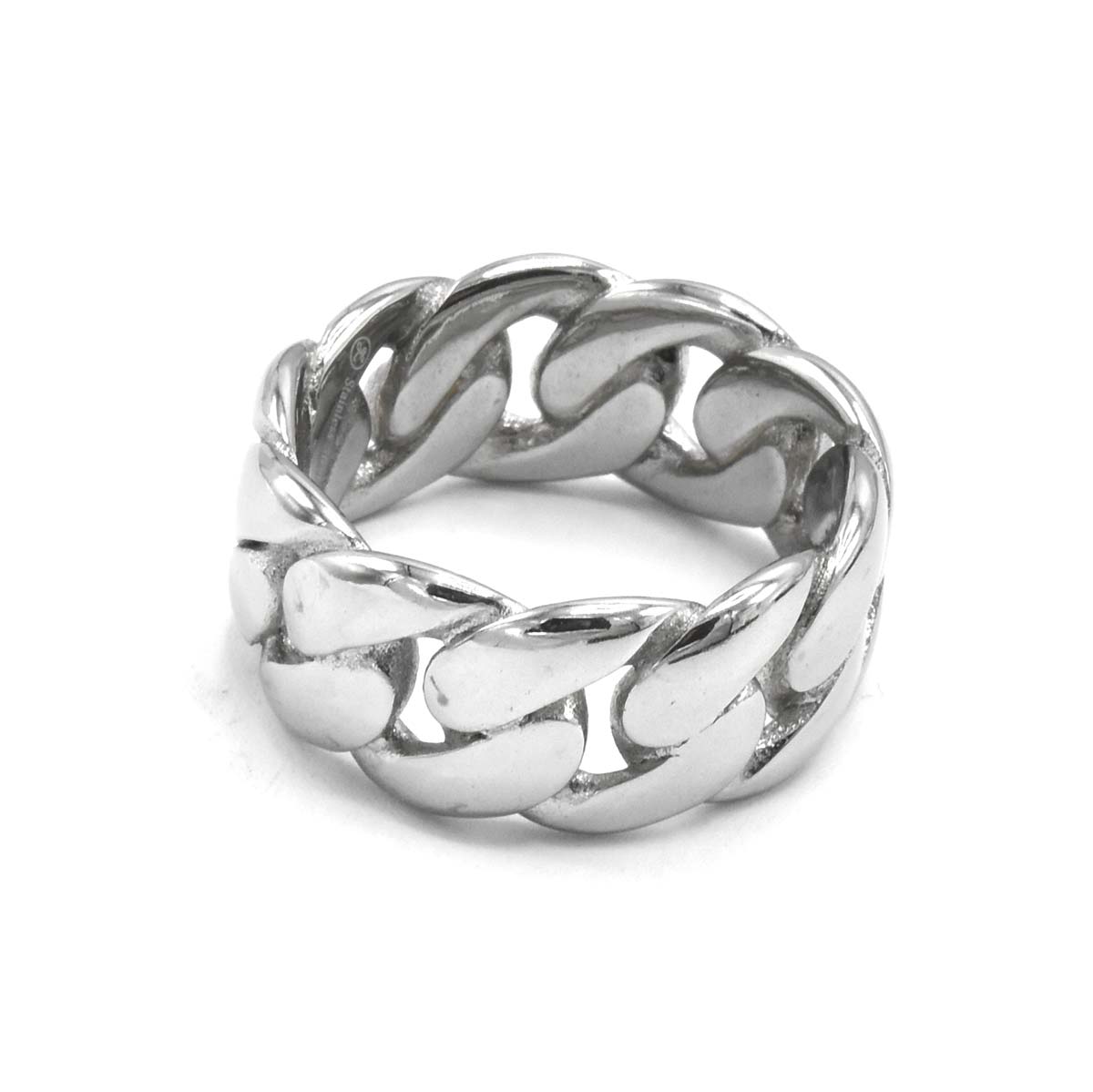 Kenzy Mii- Stainless Steel Thomas Sabo Cuban Link Men's Ring