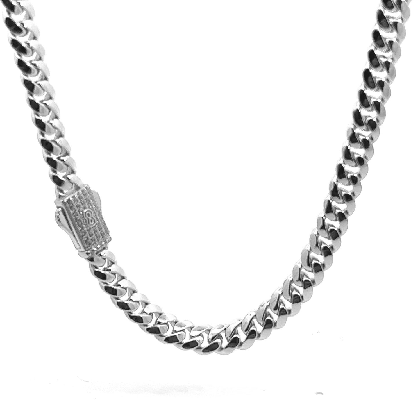 Kenzy Mii - 925 Sterling Silver Punk Cuban Unisex Bracelet