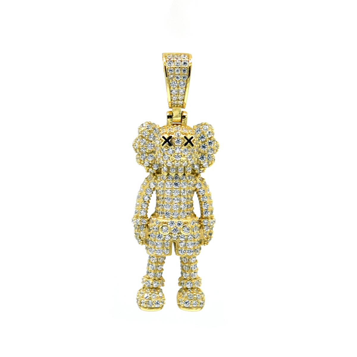 Kenzy Mii - 925 Sterling Silver Teddy Bear Fashion Men's Pendant