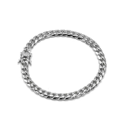 Kenzy Mii - 6mm - 925 Sterling Silver Gauge Franco Snake Unisex Bracelets