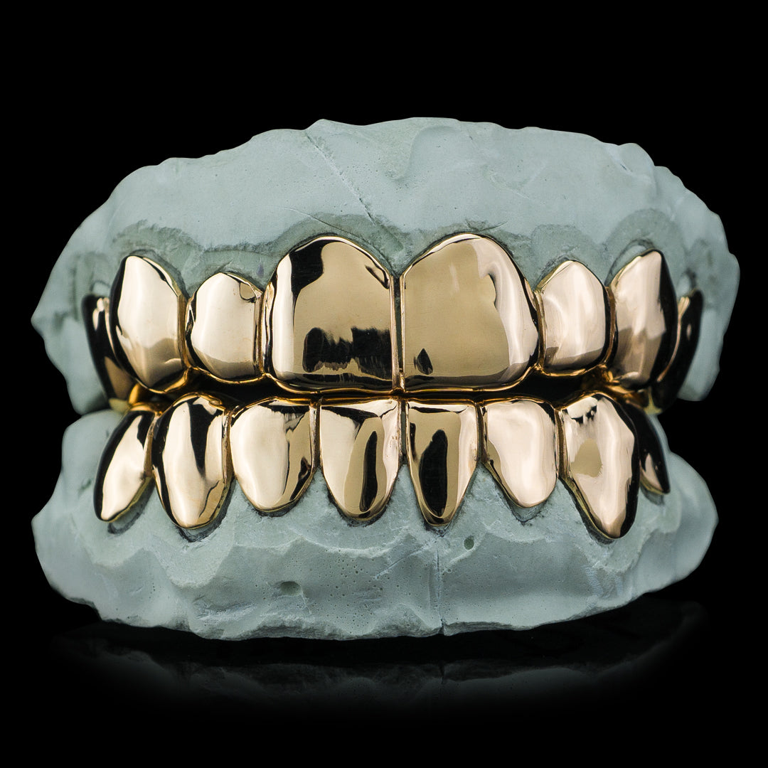 Kenzy Mii- Solid Gold Deep Cut Grillz w/ Bust down options