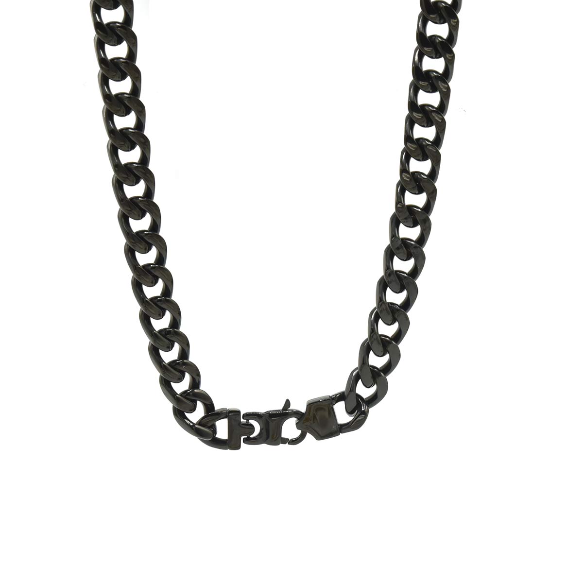 Kenzy Mii- 12mm Stainless Steel Miami Cuban Unisex Chain