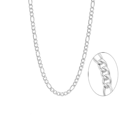 Kenzy Mii - 5mm Stainless Steel Figaro Unisex Chain