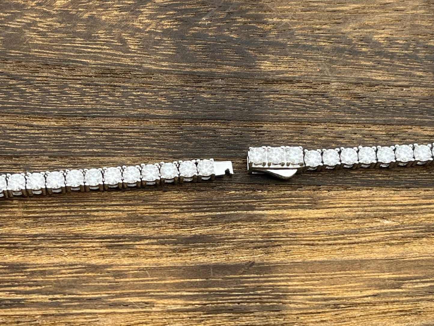 Kenzy Mii- 925 sterling silver 2.5 moissanite tennis bracelet