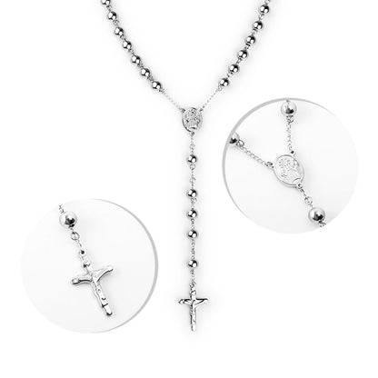 Kenzy Mii - Stainless Steel Rosary Chain Unisex Chain