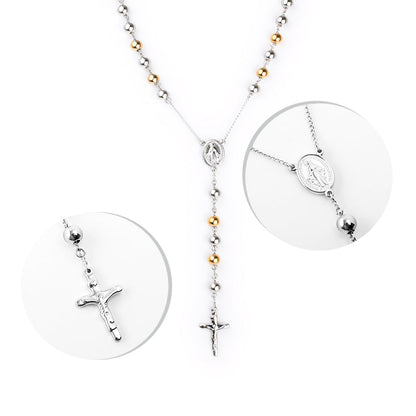 Kenzy Mii - Stainless Steel Rosary Chain Unisex Chain