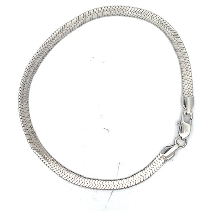 Kenzy Mii- 5mm Stainless Steel Herringbone Unisex Chain