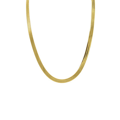 Kenzy Mii- 5mm Stainless Steel Herringbone Unisex Chain