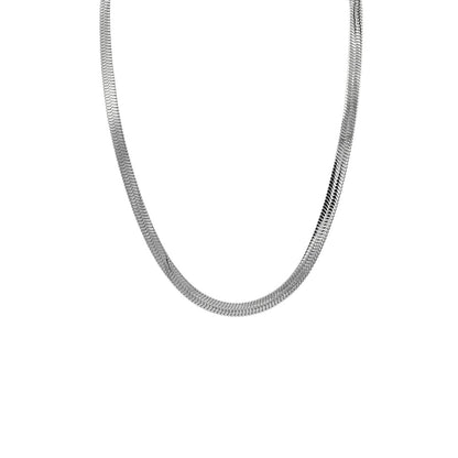 Kenzy Mii- 5mm Stainless Steel Herringbone Unisex Chain