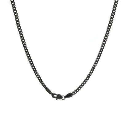 Kenzy Mii - 3mm Stainless Steel Miami Cuban Chain Unisex Chain