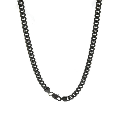 Kenzy Mii - 7mm Stainless Steel Miami Cuban Chain Unisex Chain