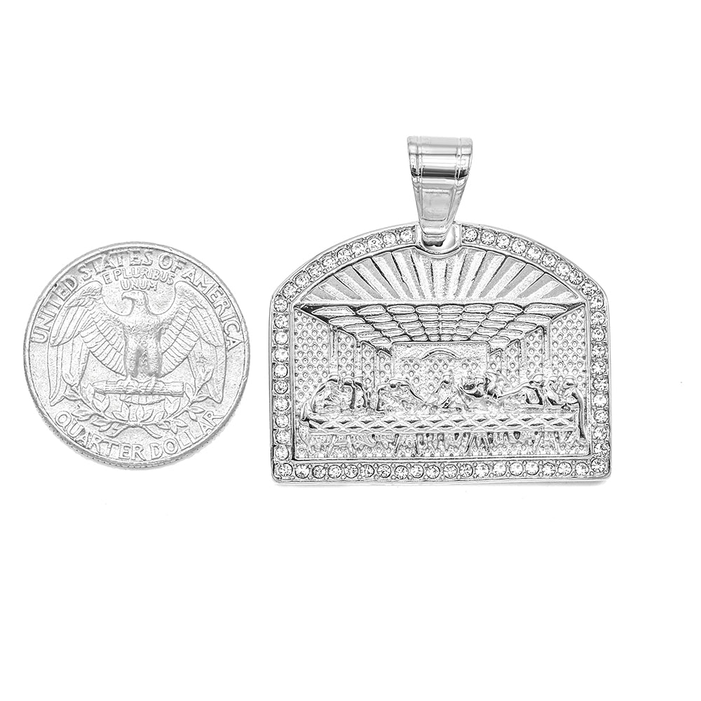 Kenzy Mii- Stainless Steel Last Supper Men's Pendant