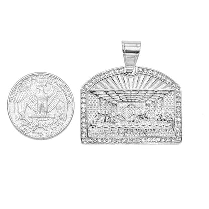Kenzy Mii- Stainless Steel Last Supper Men's Pendant
