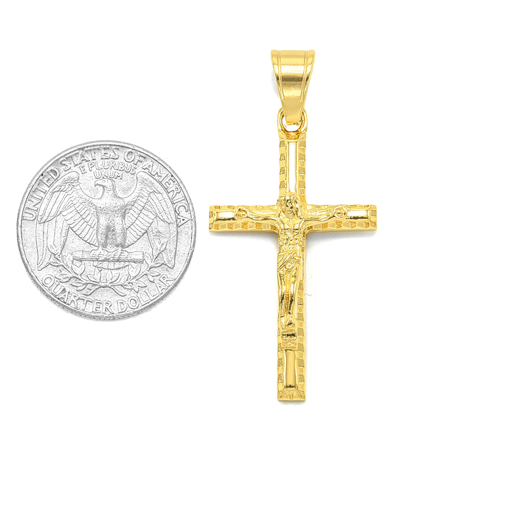 Kenzy Mii- Stainless Steel Crucifix Religious Unisex Pendant