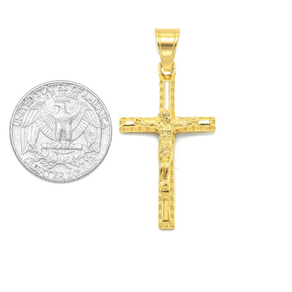 Kenzy Mii- Stainless Steel Crucifix Religious Unisex Pendant