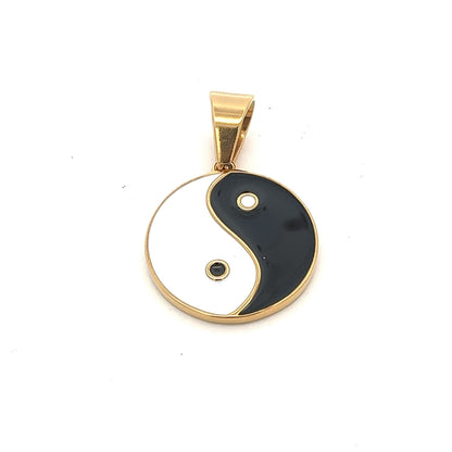 Kenzy Mii- Stainless Steel Yin Yang Unisex Pendant