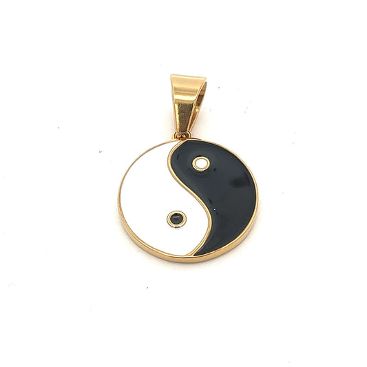 Kenzy Mii- Stainless Steel Yin Yang Unisex Pendant