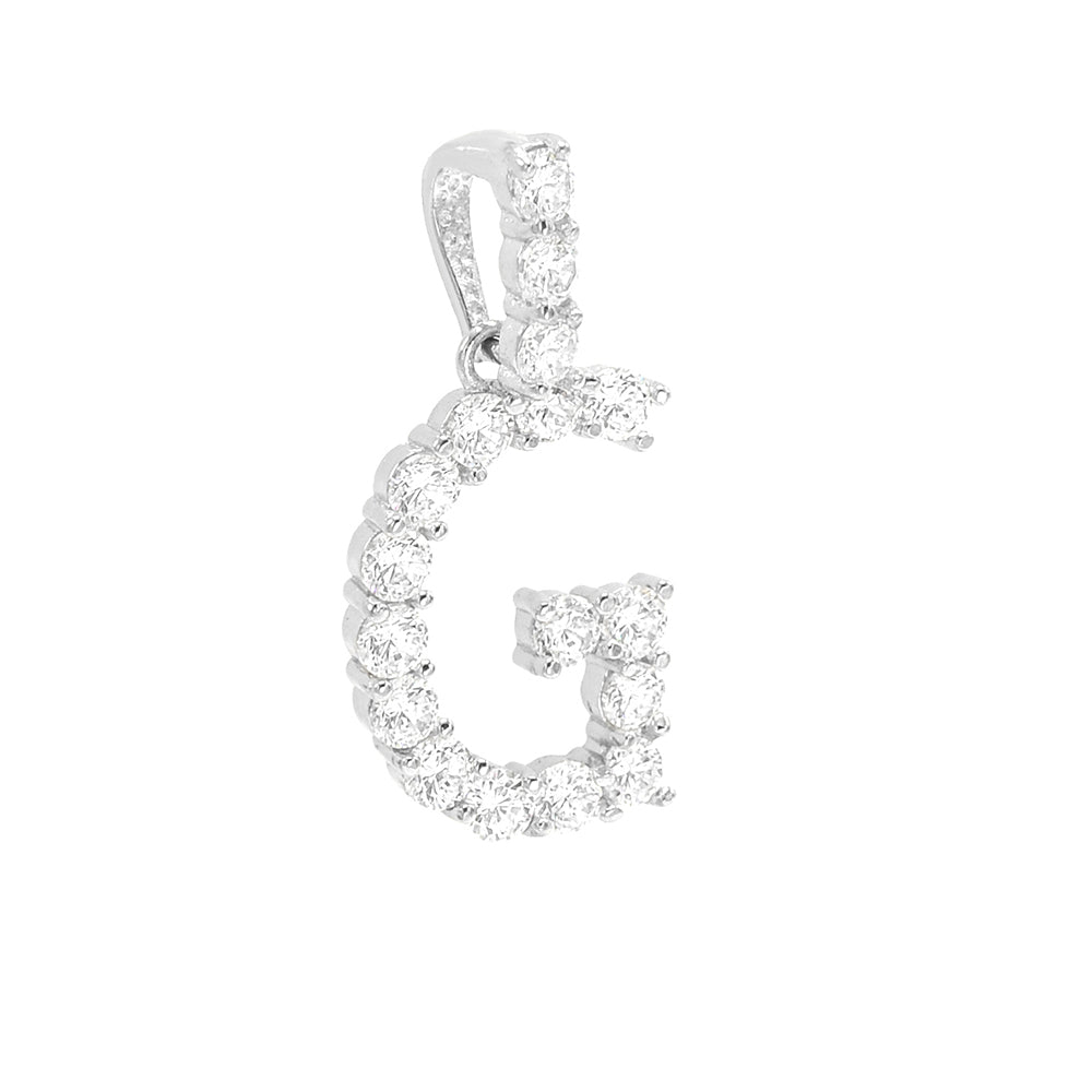 Kenzy Mii- Stainless Steel Alphabetic Letters Unisex Pendant