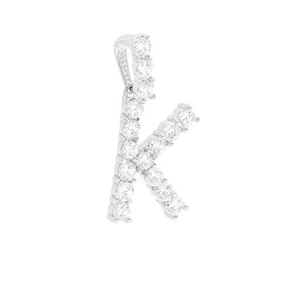Kenzy Mii- Stainless Steel Letter Unisex pendant with Necklace