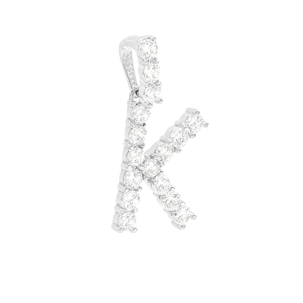 Kenzy Mii- Stainless Steel Alphabetic Letters Unisex Pendant