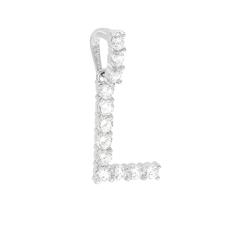 Kenzy Mii- Stainless Steel Alphabetic Letters Unisex Pendant