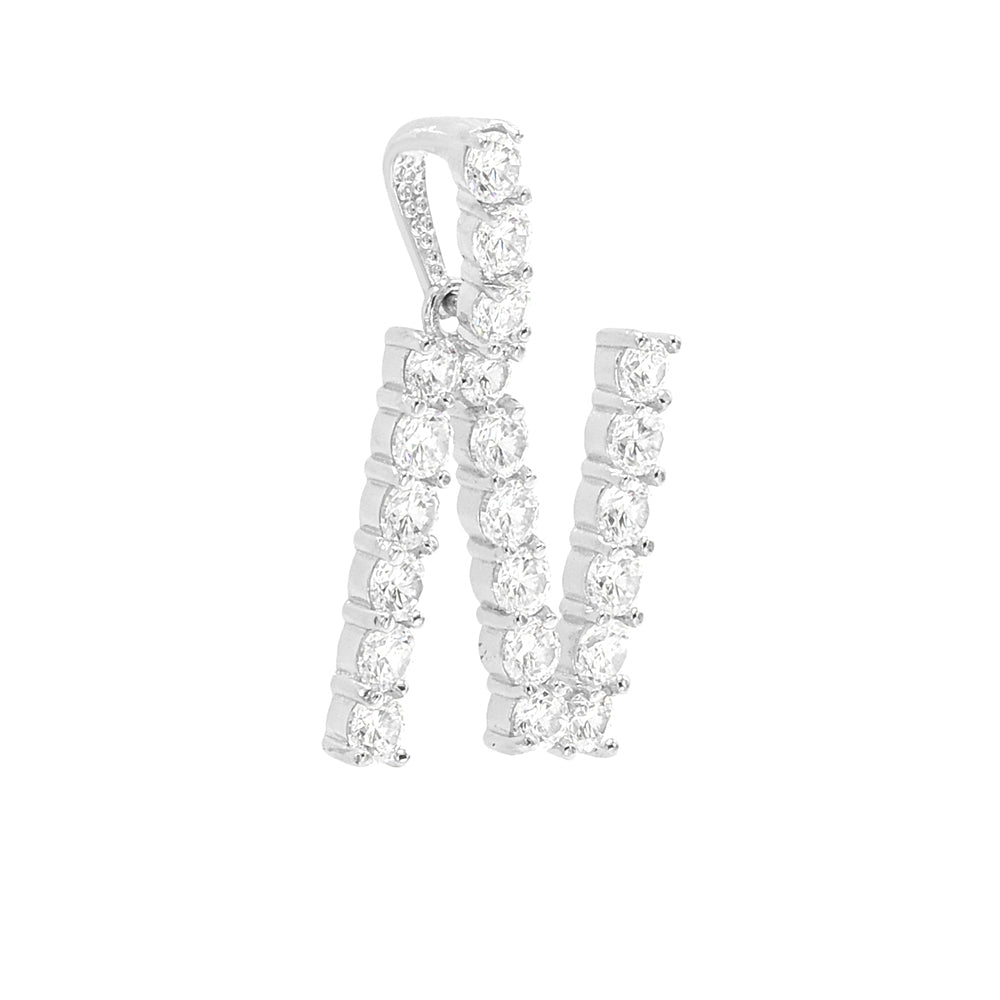 Kenzy Mii- Stainless Steel Alphabetic Letters Unisex Pendant