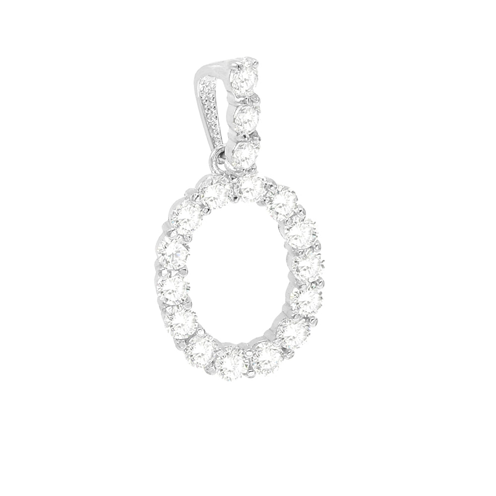 Kenzy Mii- Stainless Steel Letter Unisex pendant with Necklace