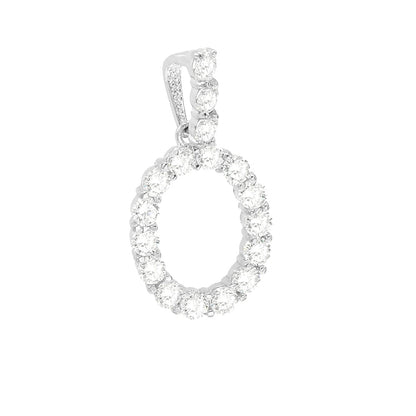 Kenzy Mii- Stainless Steel Letter Unisex pendant with Necklace