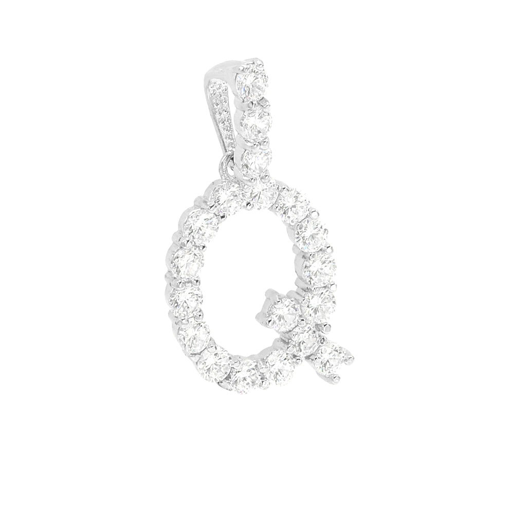 Kenzy Mii- Stainless Steel Alphabetic Letters Unisex Pendant