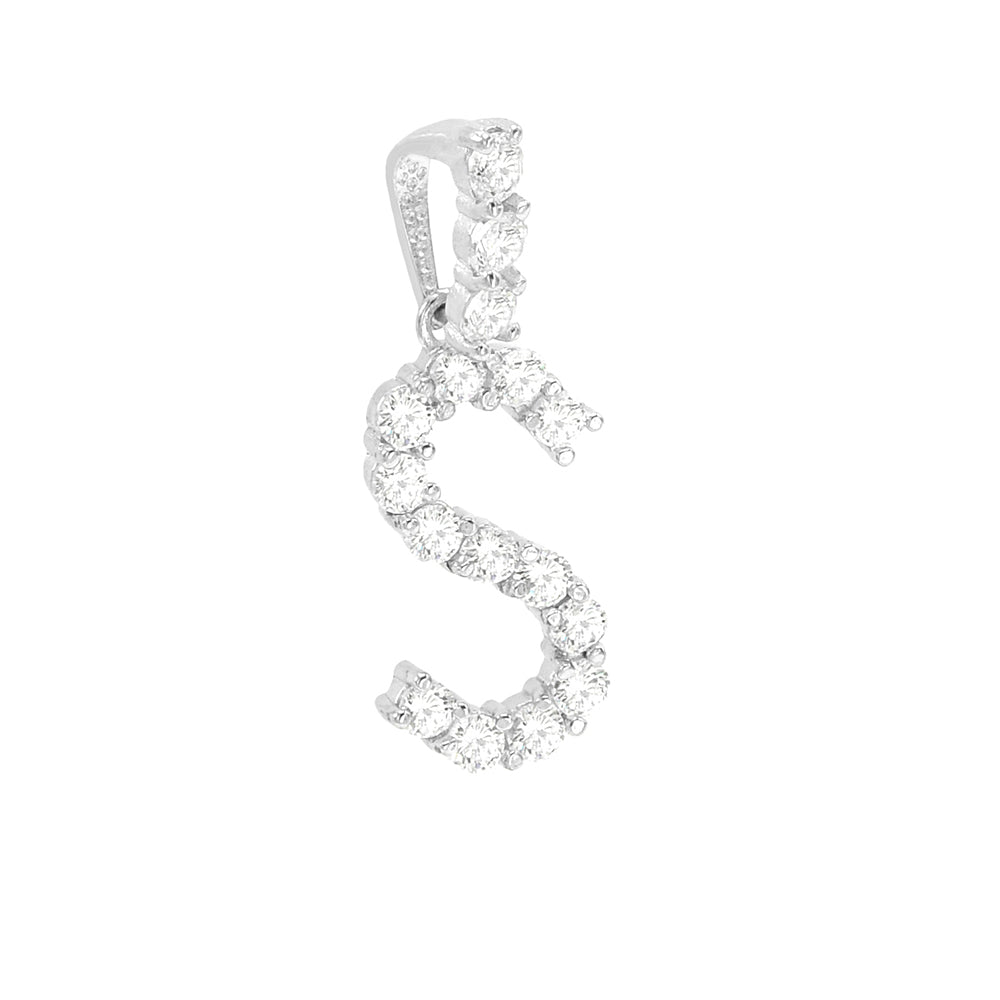 Kenzy Mii- Stainless Steel Alphabetic Letters Unisex Pendant