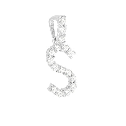 Kenzy Mii- Stainless Steel Alphabetic Letters Unisex Pendant