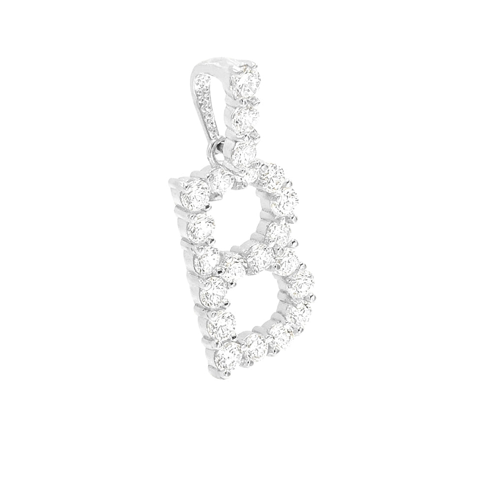 Kenzy Mii- Stainless Steel Alphabetic Letters Unisex Pendant