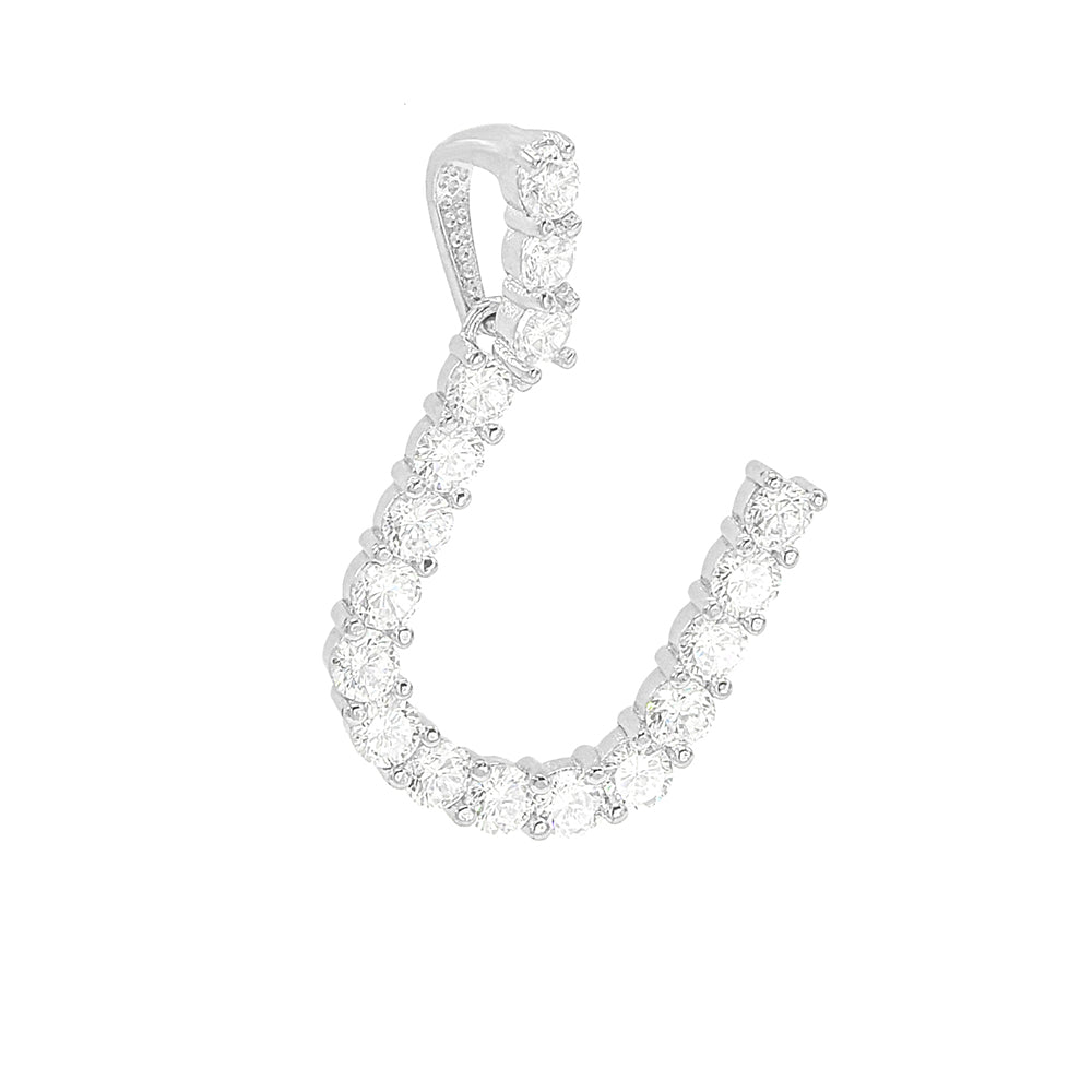 Kenzy Mii- Stainless Steel Alphabetic Letters Unisex Pendant