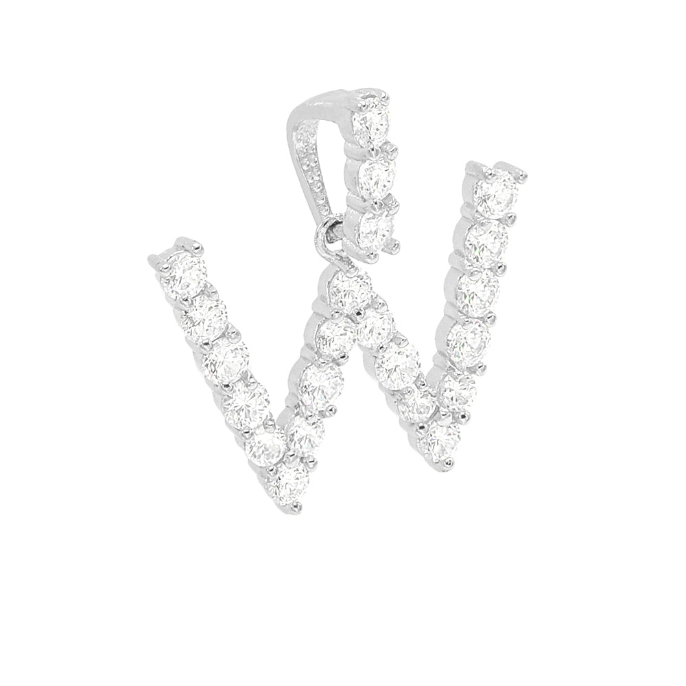 Kenzy Mii- Stainless Steel Alphabetic Letters Unisex Pendant