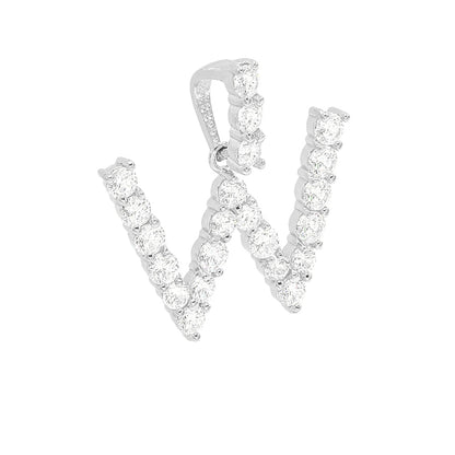 Kenzy Mii- Stainless Steel Alphabetic Letters Unisex Pendant