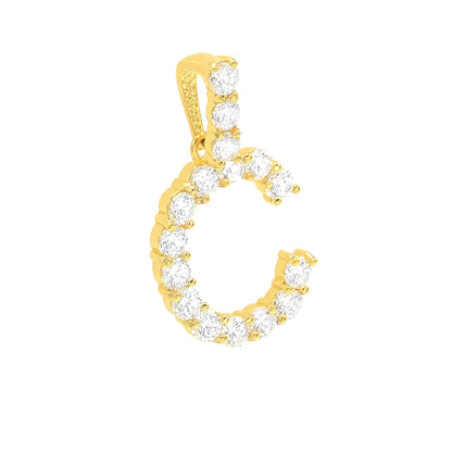 Kenzy Mii- Stainless Steel Letter Unisex pendant with Necklace