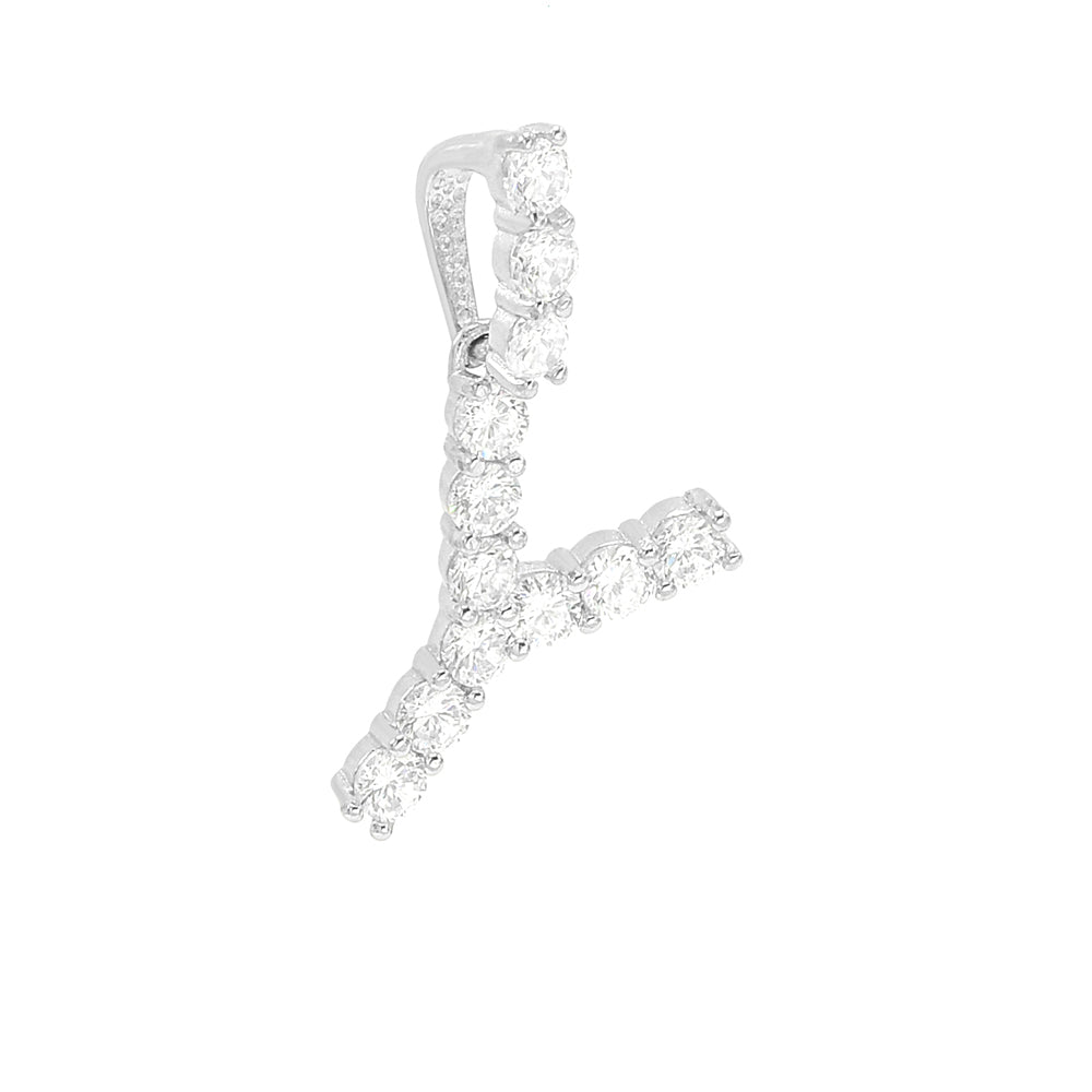 Kenzy Mii- Stainless Steel Alphabetic Letters Unisex Pendant