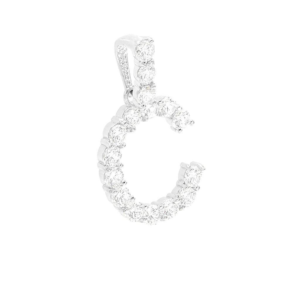 Kenzy Mii- Stainless Steel Alphabetic Letters Unisex Pendant