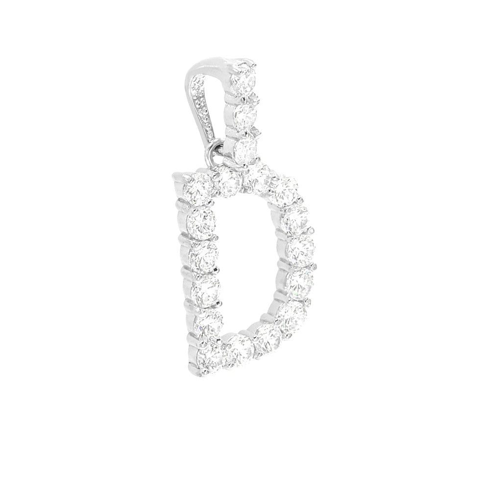 Kenzy Mii- Stainless Steel Alphabetic Letters Unisex Pendant