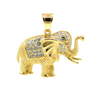 Kenzy Mii- Stainless Steel Ganesh Charm Elephant Unisex Pendant