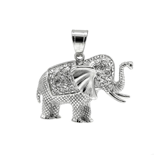 Kenzy Mii- Stainless Steel Ganesh Charm Elephant Unisex Pendant
