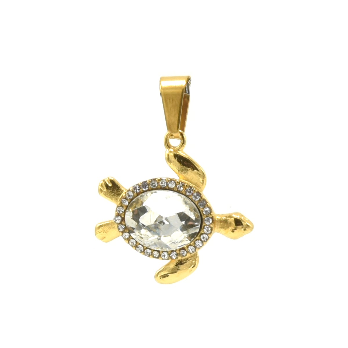 Kenzy Mii- Stainless Steel Sea Turtle Unisex Pendant