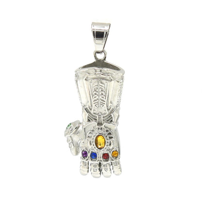Kenzy Mii- Stainless Steel Thanos Glove Infinity Unisex Pendant