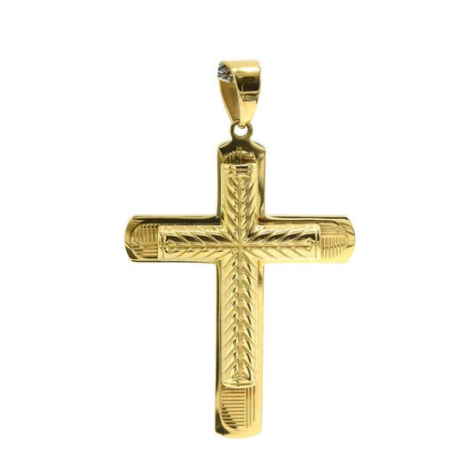 Kenzy Mii- Stainless Steel 3D Jesus Christ Crucifix Unisex Pendant