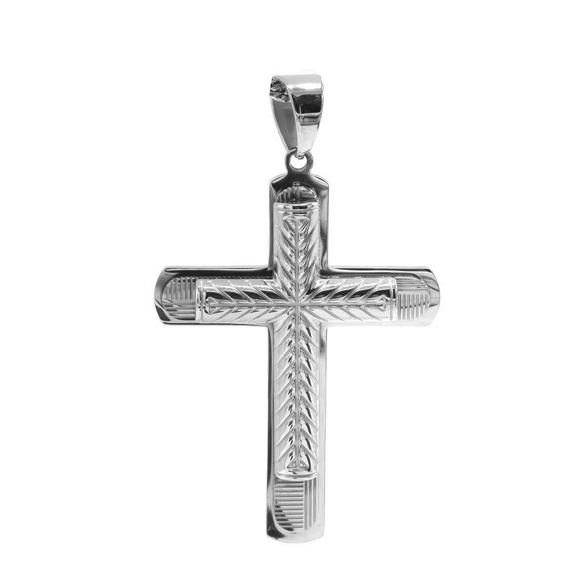Kenzy Mii- Stainless Steel 3D Jesus Christ Crucifix Unisex Pendant