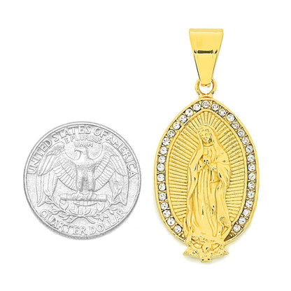 Kenzy Mii- Stainless Steel Virgin Mary Unisex Pendant
